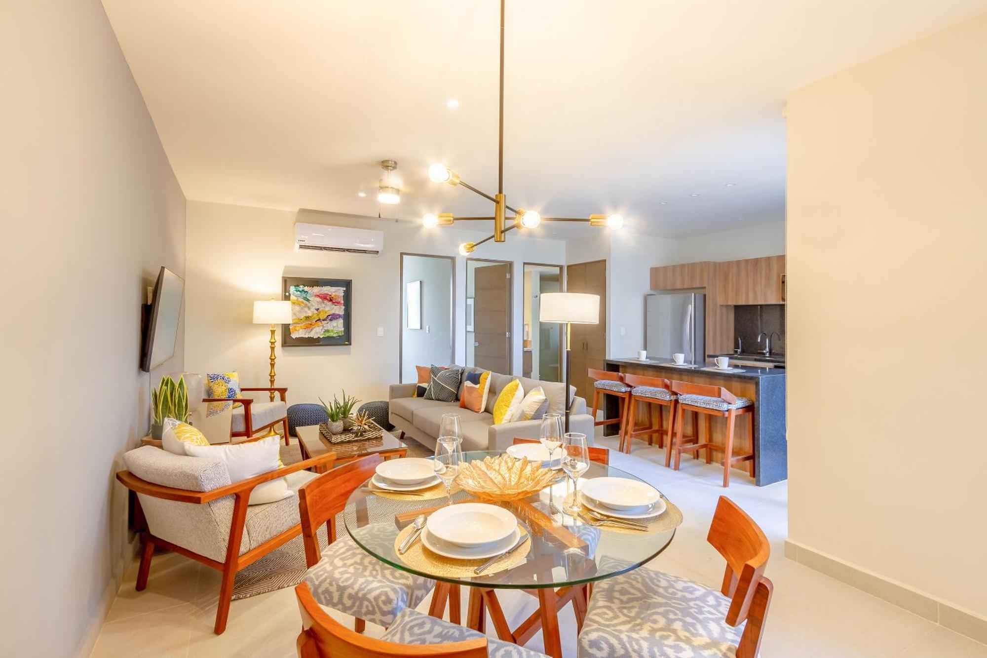 Santamar By Tao Beach Condos With Pool & Walk To Ocean Акумал Екстериор снимка